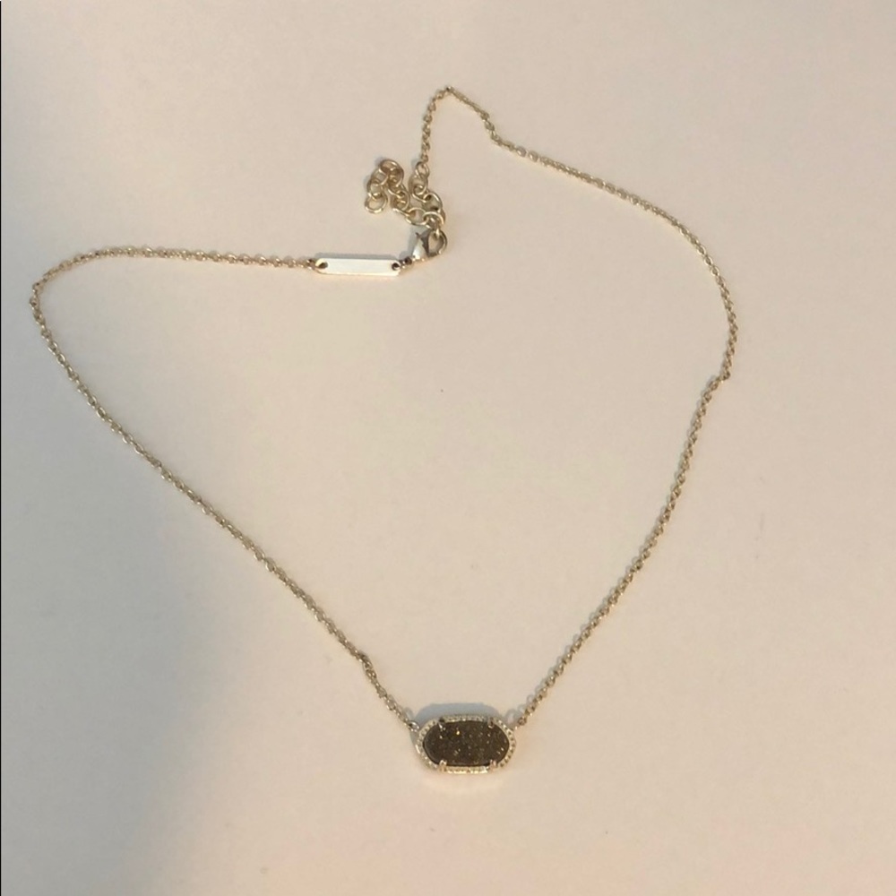 Kendra Scott Gold Druzy Necklace